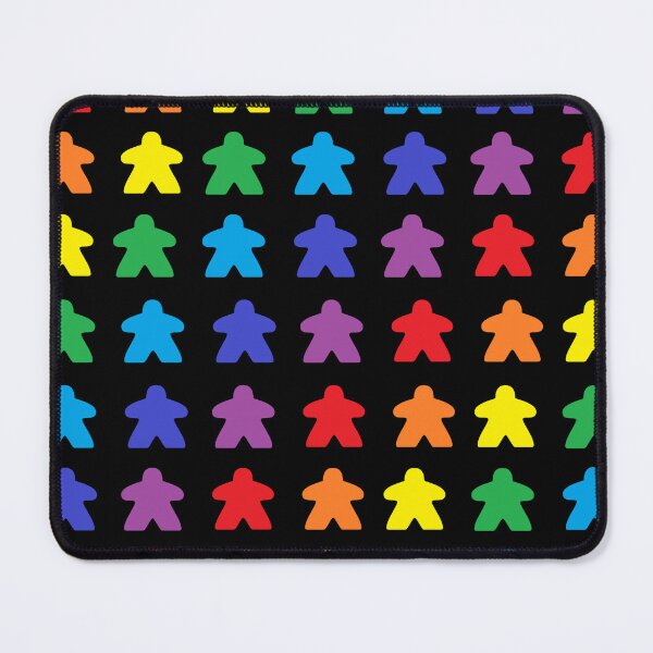 Item preview, Meeple Rainbow Tabletop Pride designed and sold by JEL-Designs.