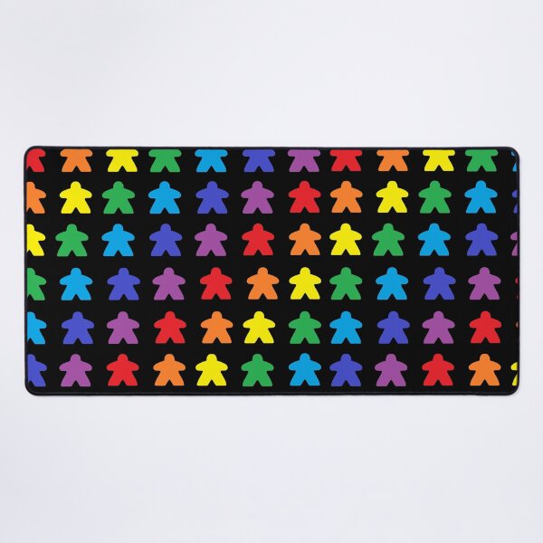 Item preview, Meeple Rainbow Tabletop Pride designed and sold by JEL-Designs.