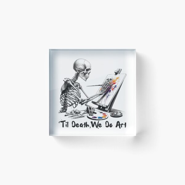 Item preview, 'Til Death, We Do Art: Painting designed and sold by sphericalearth.