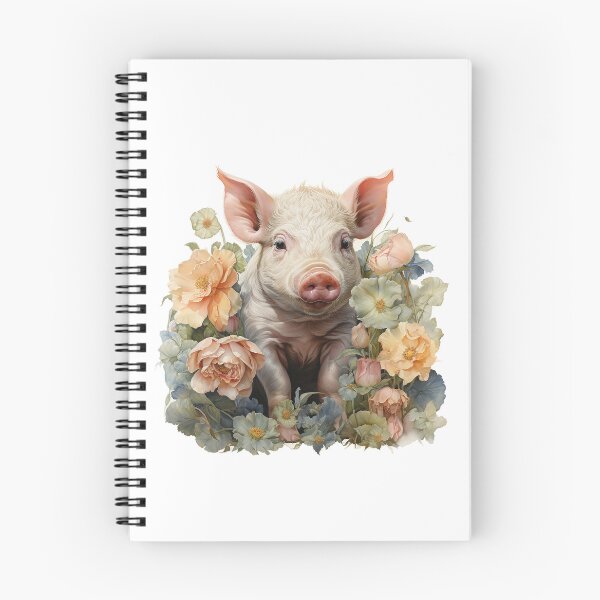 Item preview, Pig & Flower  designed and sold by echooche.