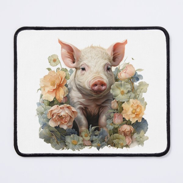 Item preview, Pig & Flower designed and sold by echooche.