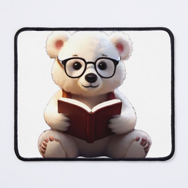 Item preview, Clipart of a cute bear wearing glasses. designed and sold by Vegasstickers.