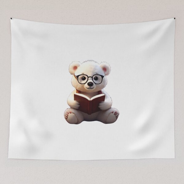 Item preview, Clipart of a cute bear wearing glasses.  designed and sold by Vegasstickers.