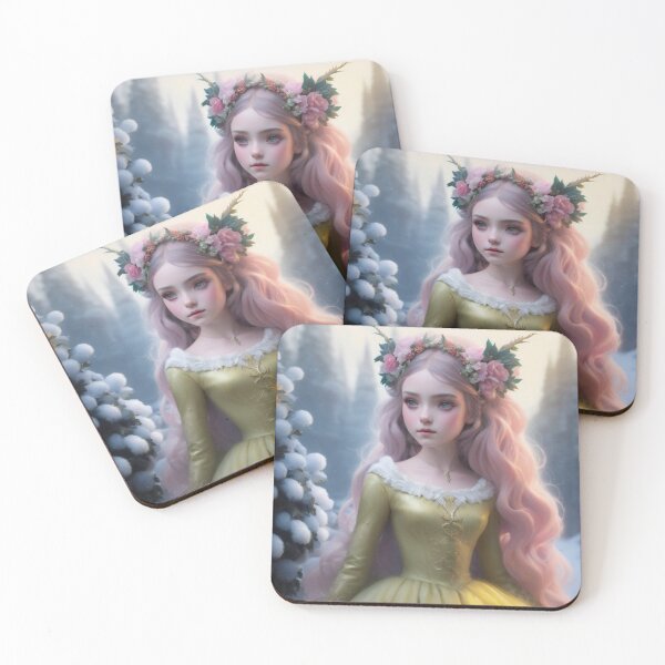 Item preview, Fairy Tale girl in the snow designed and sold by WaryTales.