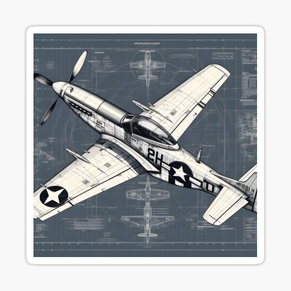 Item preview, P51 Mustang designed and sold by ClassicRetroism.