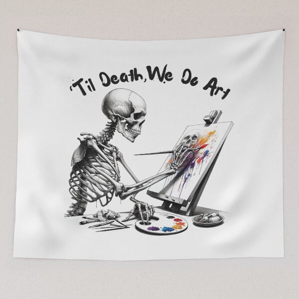 Item preview, 'Til Death, We Do Art: Painting designed and sold by sphericalearth.