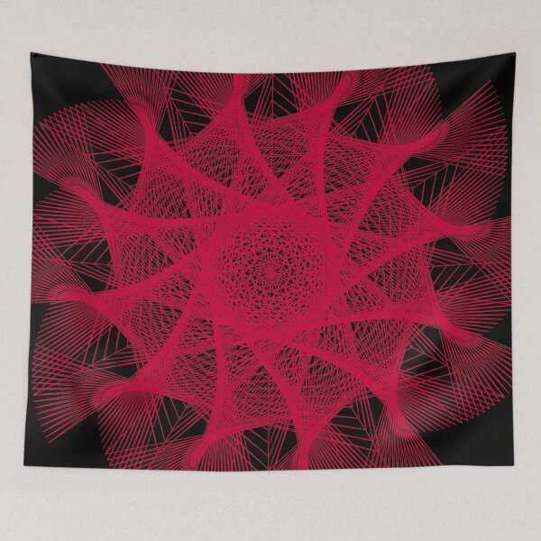 Item preview, Circles On Circle-3 [10694-1-RED-BB] designed and sold by LottMultimedia.