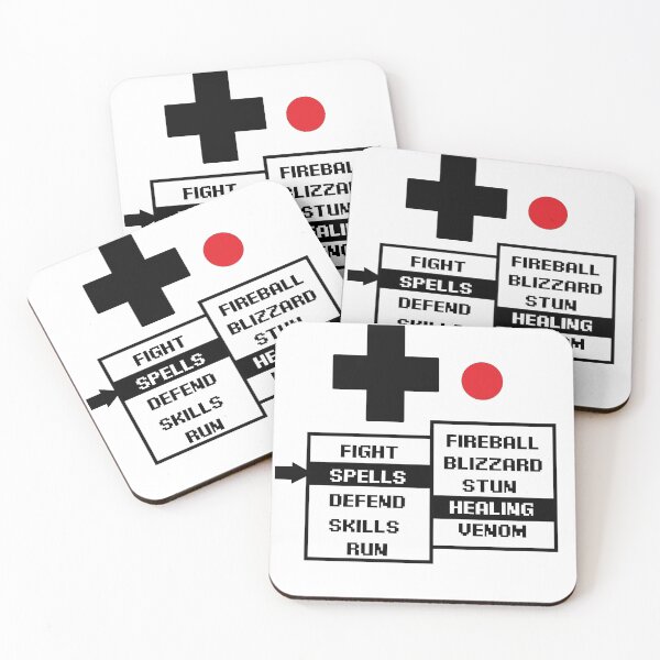 Item preview, Healing! minimalist classic rpg menu options designed and sold by Mario Cabrera.