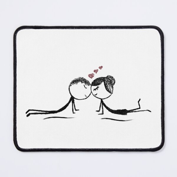 Item preview, Yogis in Deep Love designed and sold by ClaudiaFlores.