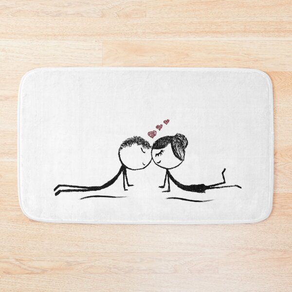 Item preview, Yogis in Deep Love designed and sold by ClaudiaFlores.
