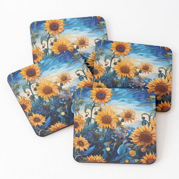 Item preview, Sunflower in the Bright Blue Skies designed and sold by NeuroBrush.