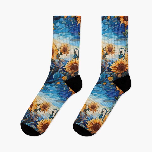 Item preview, Sunflower in the Bright Blue Skies designed and sold by NeuroBrush.