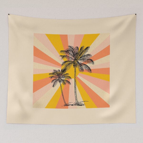 Item preview, Retro vintage coconut trees designed and sold by Rbnano.