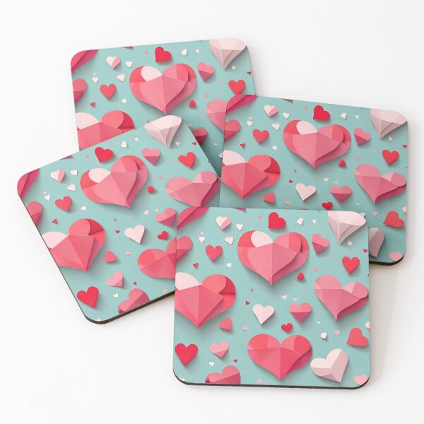 Item preview, Red and pink heart shape background designed and sold by Jayjaynaenae.