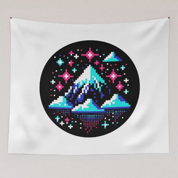 Item preview, Majestic Pixel Peak designed and sold by PixelPunkster.