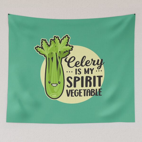 Item preview, Funny Celery Is My Spirit Vegetable - Love Celery Veg Gift designed and sold by propellerhead.
