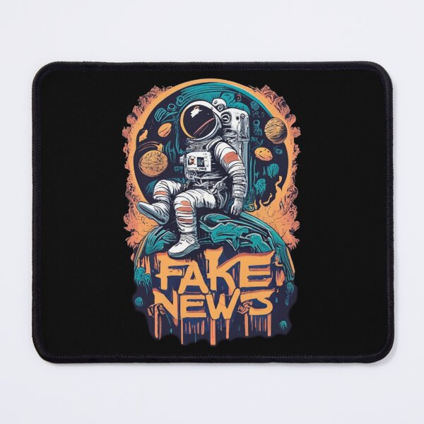 Item preview, Fake News - Astronaut in Space Hoax - Essential T-shirt designed and sold by Conspiracy Crew.
