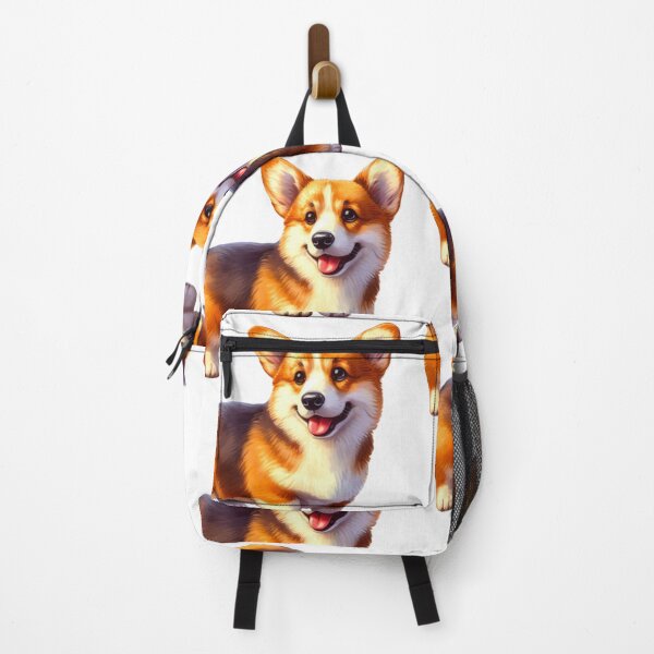 Item preview, Cute Pembroke Welsh Corgi Painting - Corgi Watercolor Digital Art designed and sold by Star-Fragment.