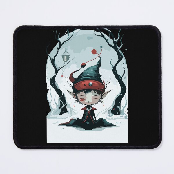 Item preview, Christmas gothic elf designed and sold by Joncasmiart.