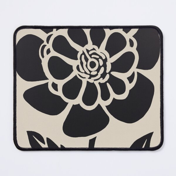 Item preview, Black Retro Flower designed and sold by cltcanvasco.