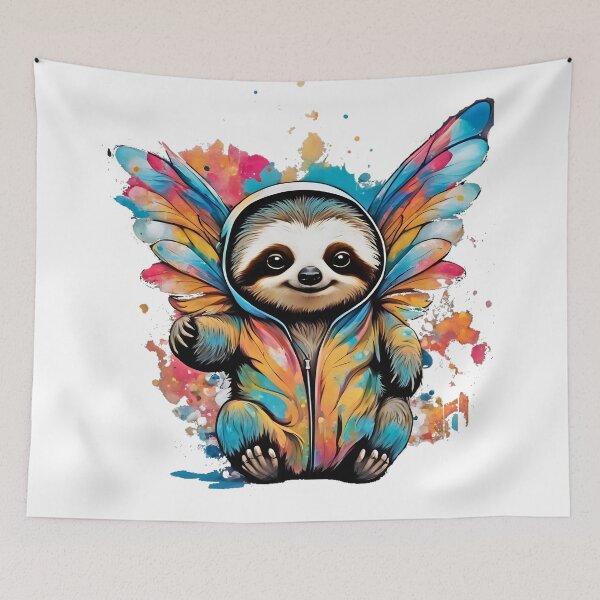 Item preview, Happy Sloth Fairy No. 001 designed and sold by FaerieFusion.