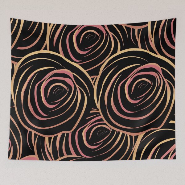 Item preview, Golden Rose Swirls designed and sold by EnchantArtCo.