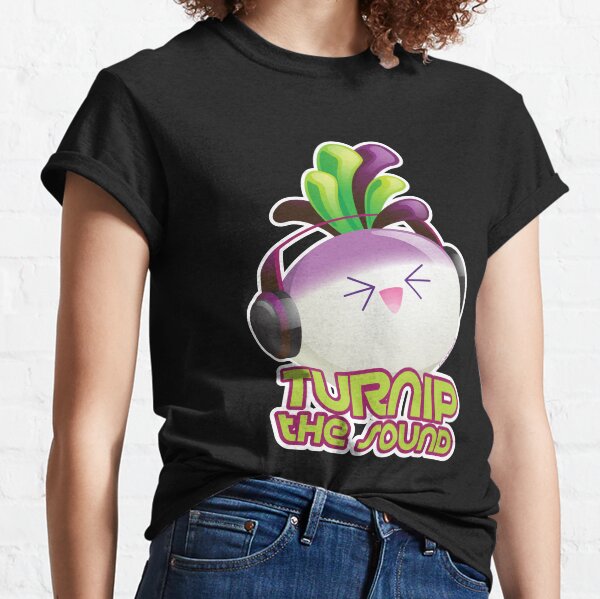 Cute Electronic Dance Music Turnip Pun Classic T-Shirt