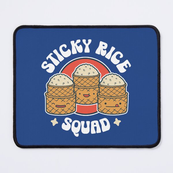 Item preview, Funny Sticky Rice Squad - Kawaii Love Thai Asian Food Lover designed and sold by propellerhead.