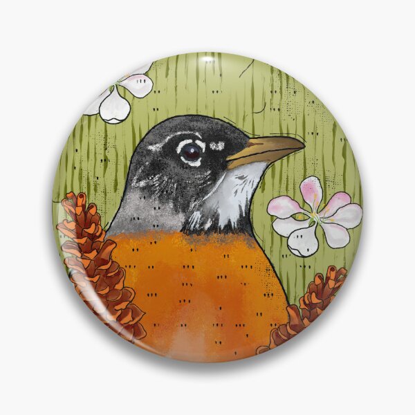 Item preview, Michigan-American Robin designed and sold by Kim Rausch.
