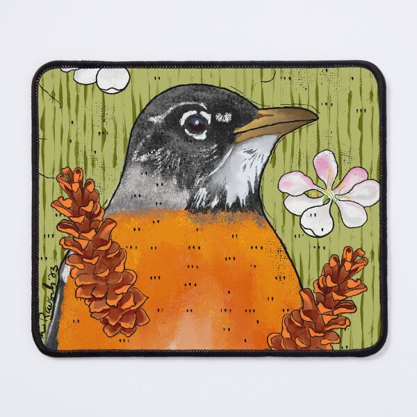 Item preview, Michigan-American Robin designed and sold by Kim Rausch.