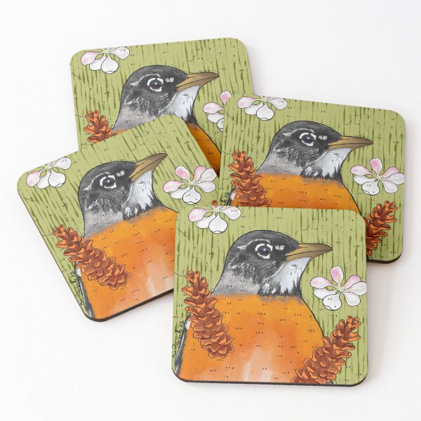Item preview, Michigan-American Robin designed and sold by Kim Rausch.