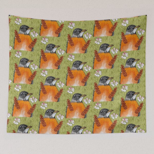 Item preview, Michigan-American Robin designed and sold by Kim Rausch.