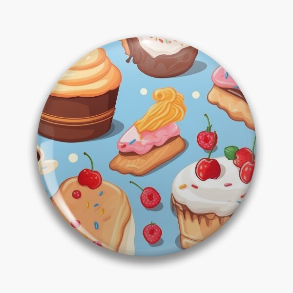 Item preview, sweet treats seamless pattern paper designed and sold by ak-shops.