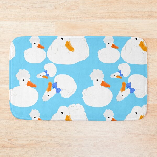 Item preview, Chill white ducks pattern  designed and sold by nickardi.