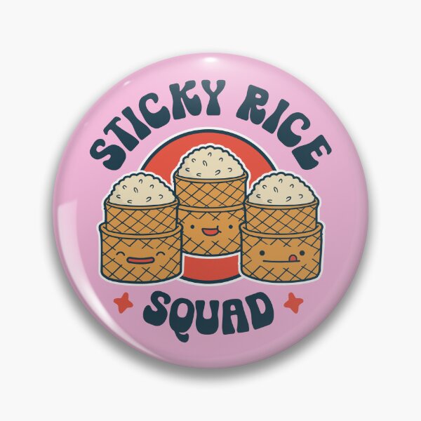 Item preview, Funny Kawaii Sticky Rice Squad - Love Thai Asian Food Lover designed and sold by propellerhead.