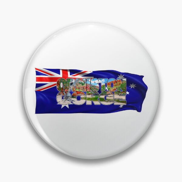 Item preview, ORMISTON GORGE - Northern Territory Australia with Flag designed and sold by Adam Gormley.