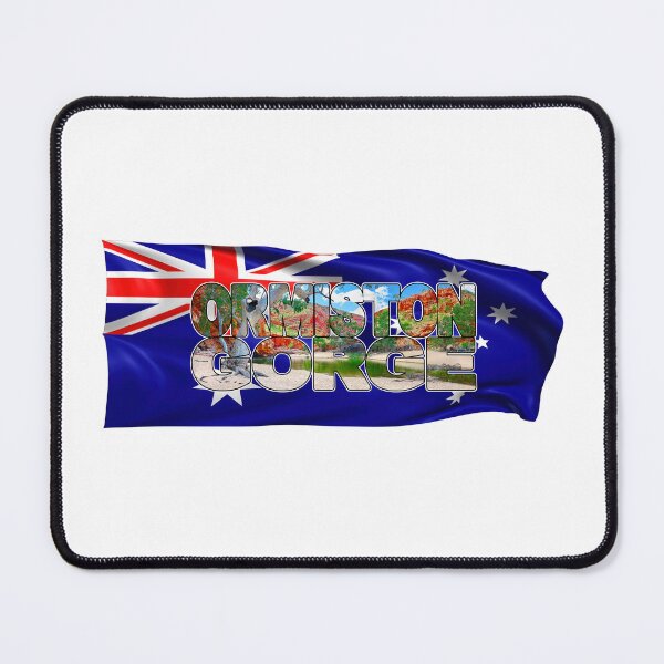 Item preview, ORMISTON GORGE - Northern Territory Australia with Flag designed and sold by Adam Gormley.