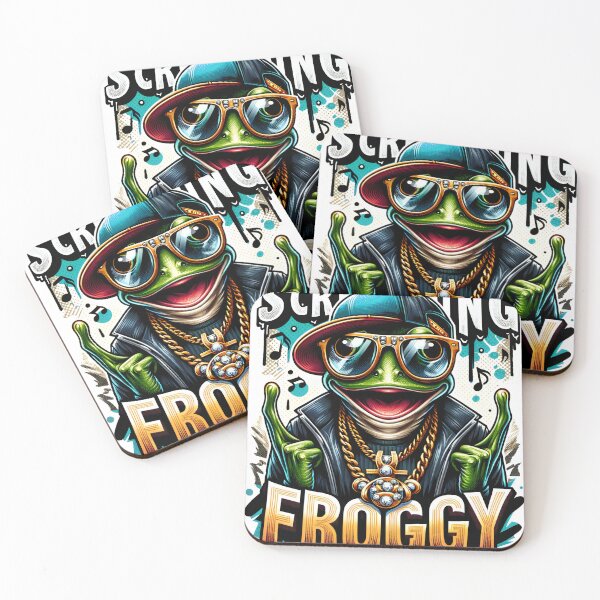 Item preview, Screaming Froggy Hiphop Style designed and sold by AIARTIST1.