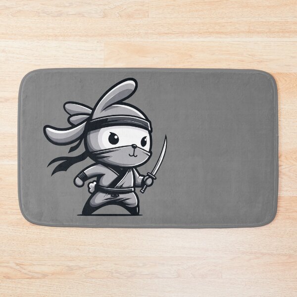 Item preview, Ninja Bunny Sticker designed and sold by RyanBelandres.