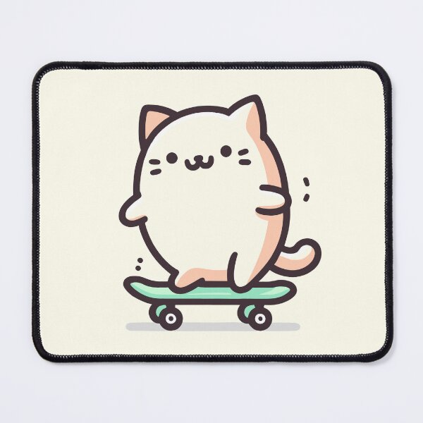 Artikelvorschau, Niedliches Katzen-Skateboard entworfen und verkauft von Drextor.