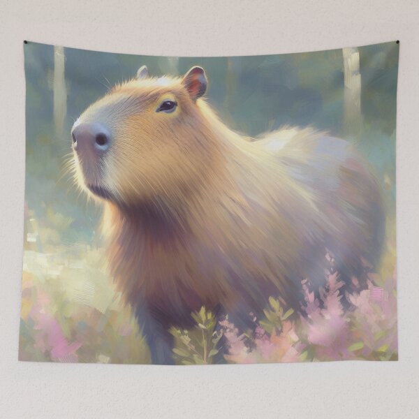 Artikelvorschau, Wasserschwein-Kunst #10 | Capybara-Liebhaber entworfen und verkauft von ksgraphics222.