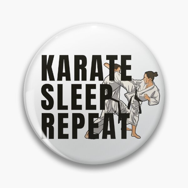 Item preview, Karate sleep repeat designed and sold by Linda La Guardia.