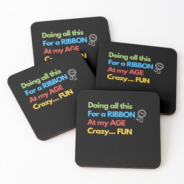 Item preview, Funny Dog agility - Doing all this, for a ribbon, at my age, crazy...fun designed and sold by LBKdesigns.