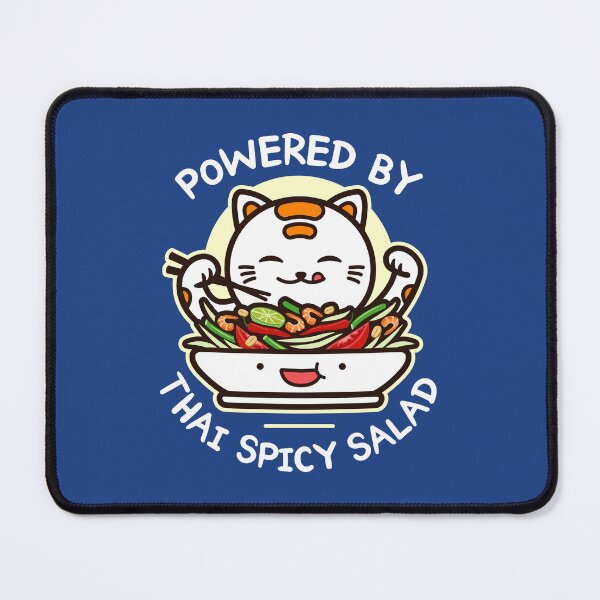 Item preview, Funny Thai Spicy Salad Cat - Kawaii Love Thai Asian Food Som Tum designed and sold by propellerhead.