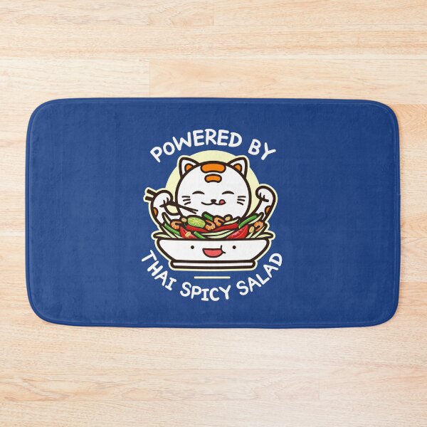 Item preview, Funny Thai Spicy Salad Cat - Kawaii Love Thai Asian Food Som Tum designed and sold by propellerhead.