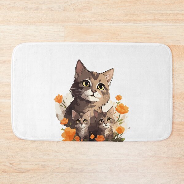 Item preview, Mama Cat and Baby Kittens  designed and sold by LionessLove.