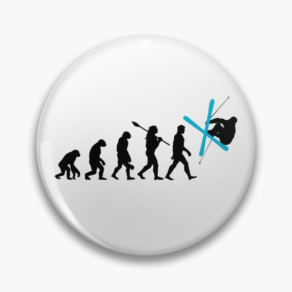 Item preview, Ski Evolution Of Man Freeski Skier designed and sold by fomodesigns.