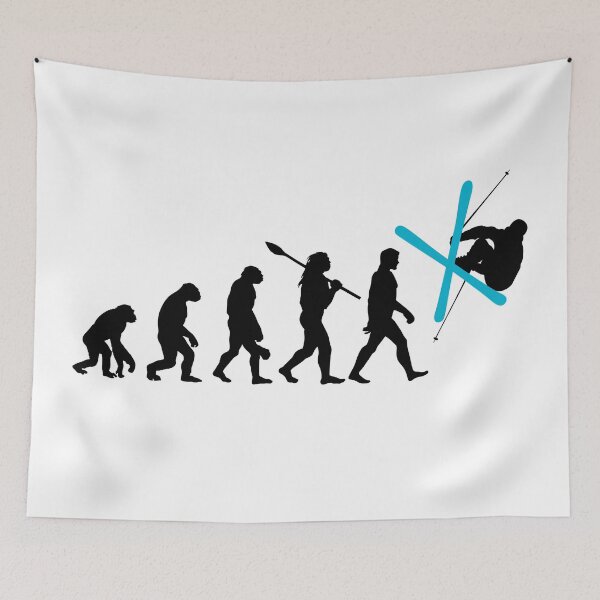 Item preview, Ski Evolution Of Man Freeski Skier designed and sold by fomodesigns.