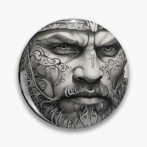 Item preview, Zentangle Elven Bezerker Warrior. designed and sold by nyathiwa.
