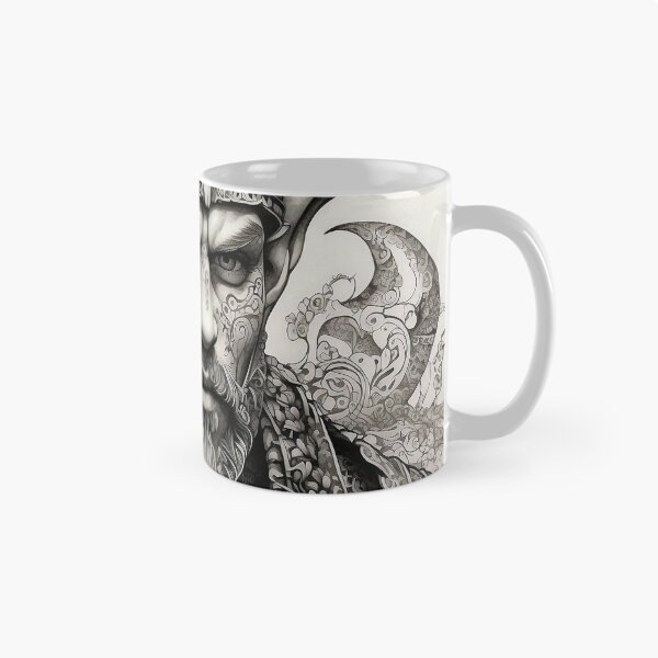 Item preview, Zentangle Elven Bezerker Warrior. designed and sold by nyathiwa.